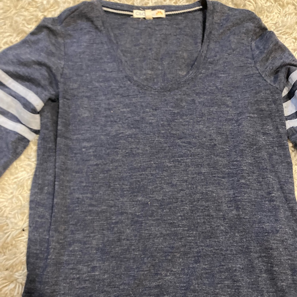 Navy long sleeve C&C T shirt
